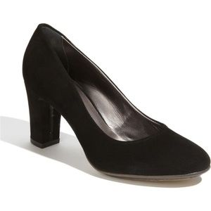 Aquatalia shoes by Marvin K. Suede Pump black